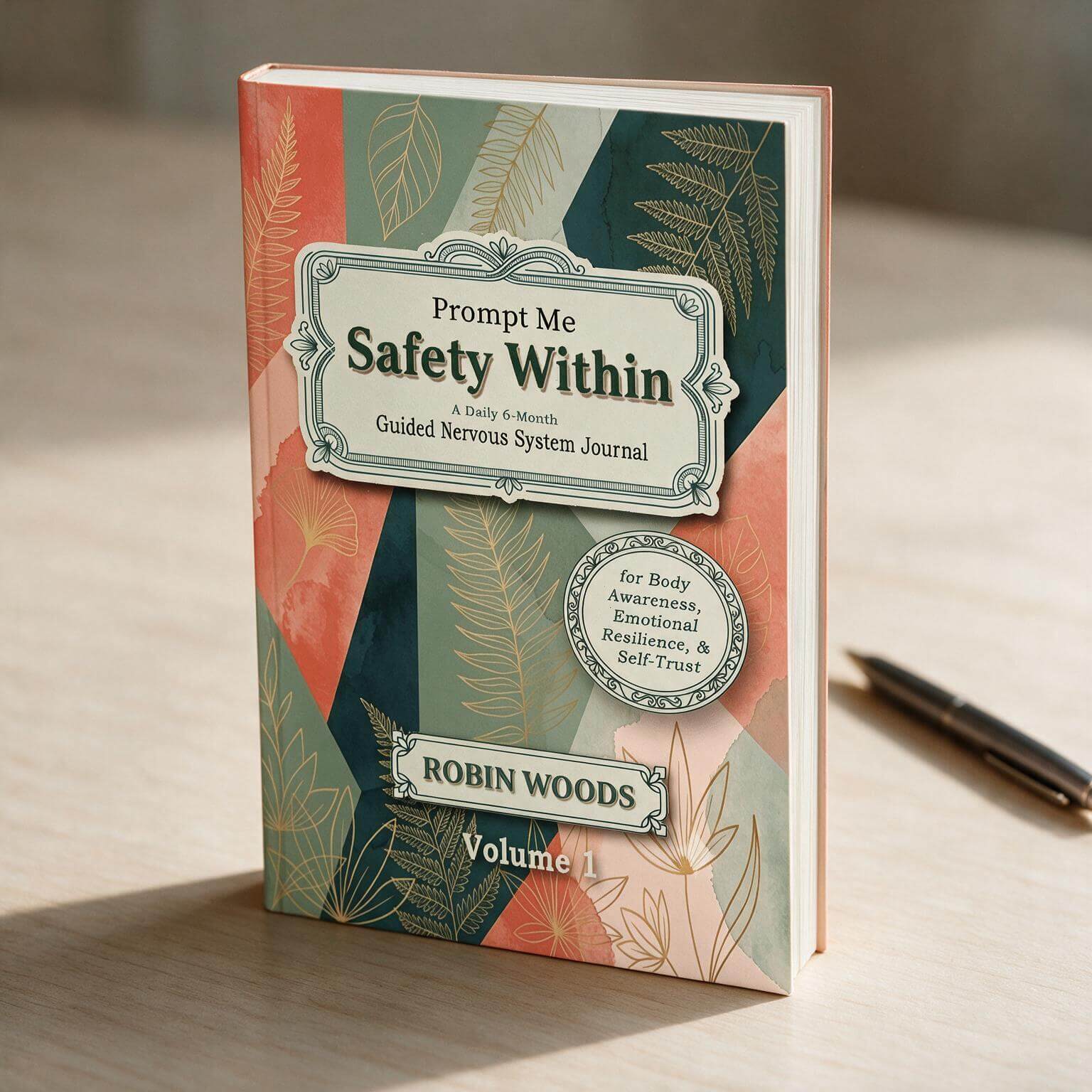 Prompt Me: Safety Within Guided Journal by Robin Woods Cover